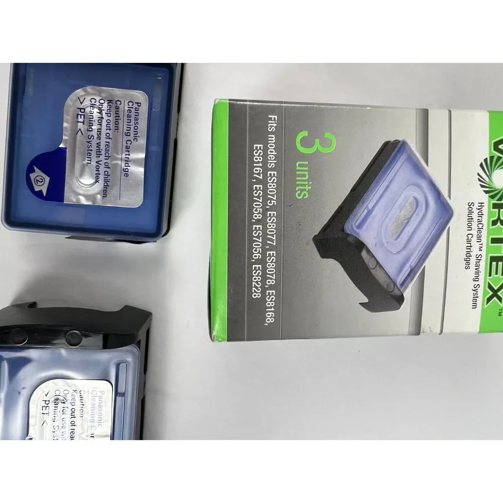 Panasonic Vortex HydraClean shaving system solution 2 Cartidges